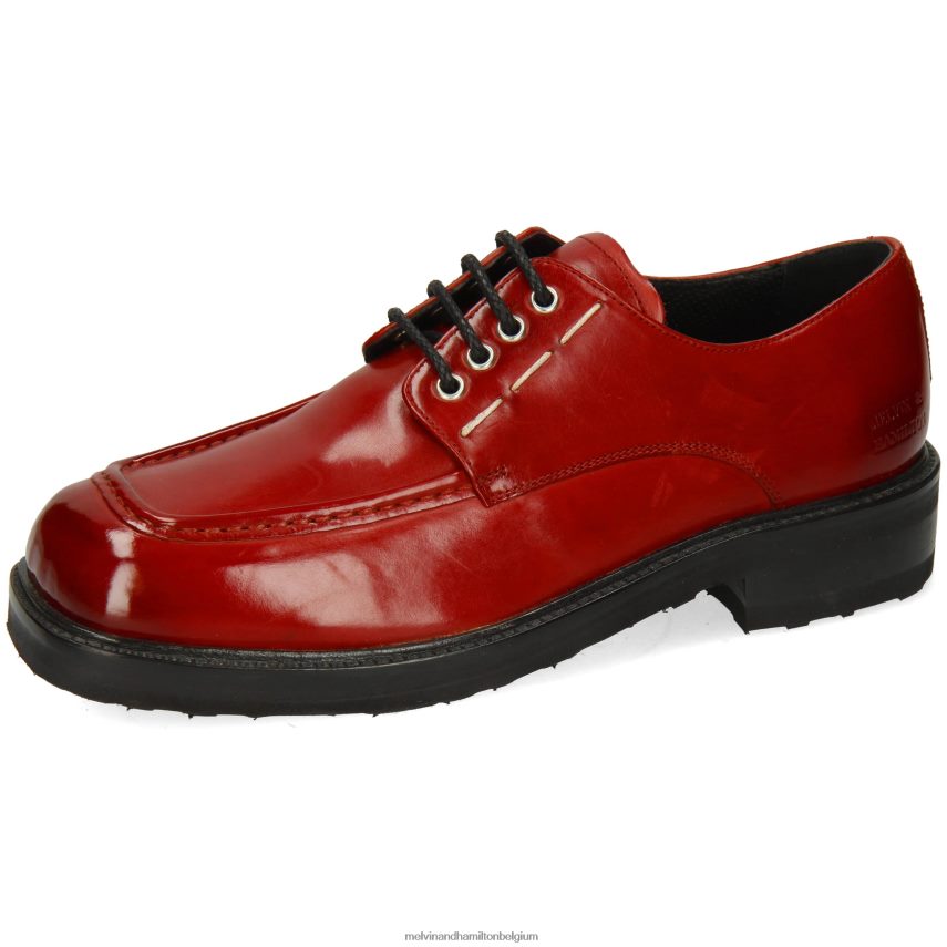 Melvin & Hamilton Derby-schoenen rood Heren Clooney 6 V488DN404