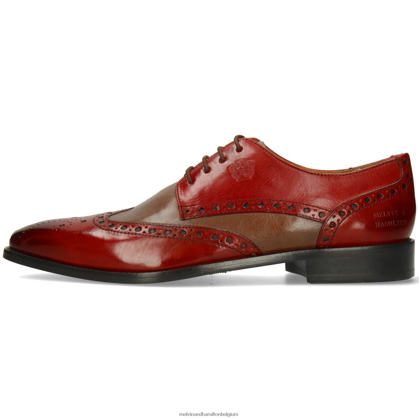 Melvin & Hamilton Derby-schoenen rood Heren Maarten 15 V488DN442