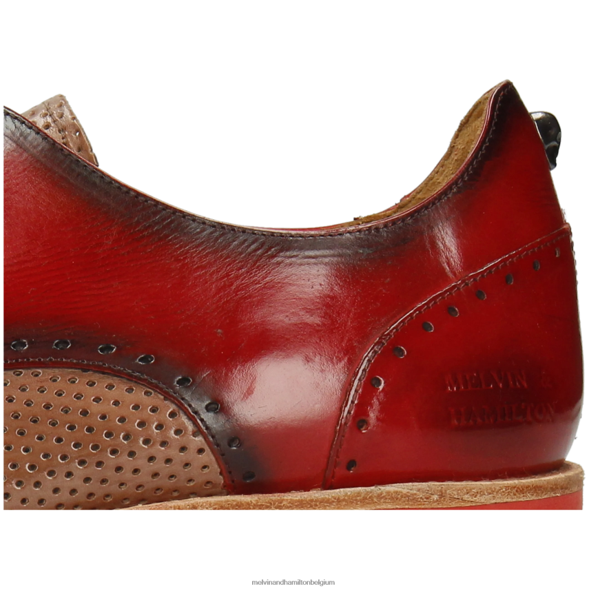 Melvin & Hamilton Derby-schoenen rood Heren dave 1 V488DN513
