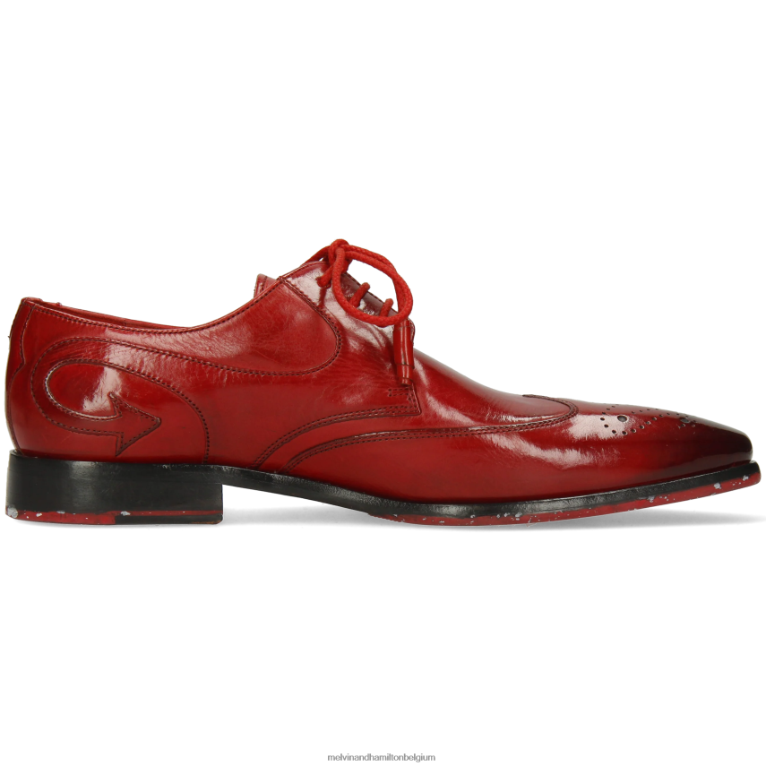 Melvin & Hamilton Derby-schoenen rood Heren elvis 63 V488DN550