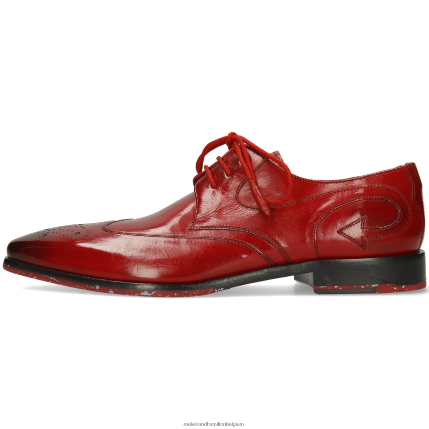 Melvin & Hamilton Derby-schoenen rood Heren elvis 63 V488DN550