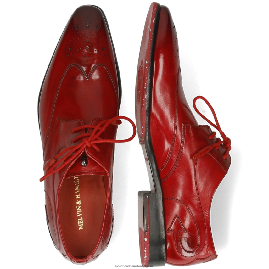Melvin & Hamilton Derby-schoenen rood Heren elvis 63 V488DN550