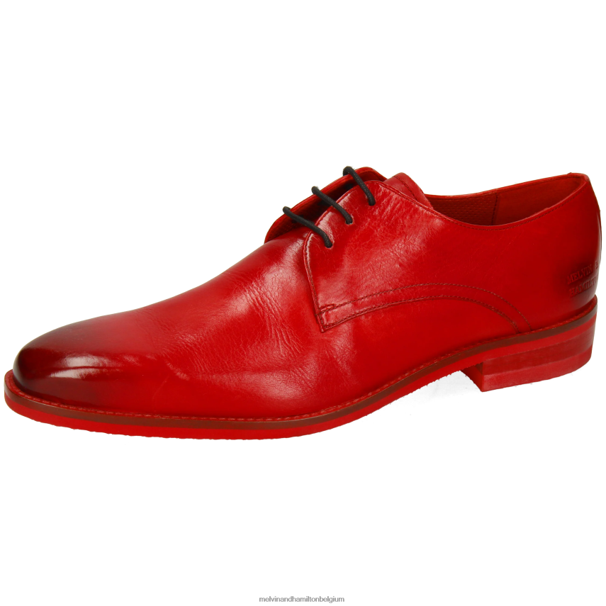 Melvin & Hamilton Derby-schoenen rood Heren lans 24 V488DN399