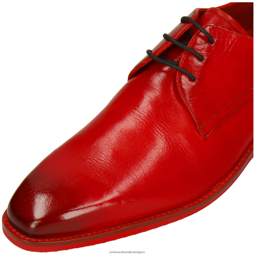 Melvin & Hamilton Derby-schoenen rood Heren lans 24 V488DN399