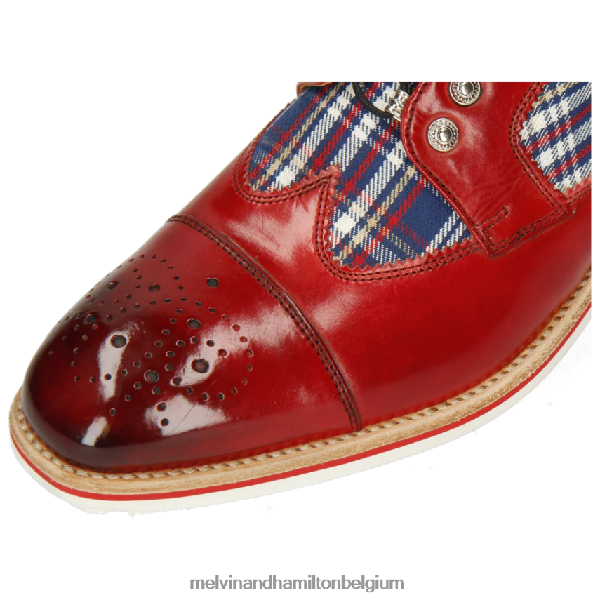 Melvin & Hamilton Derby-schoenen rood Heren tom 22 V488DN515