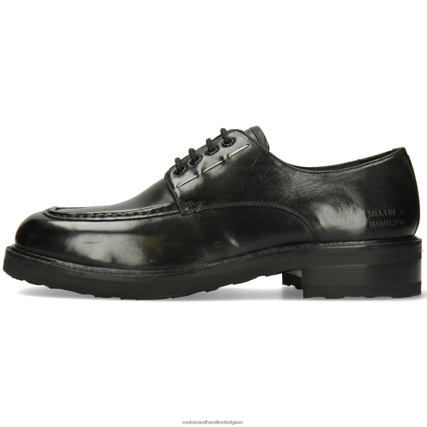 Melvin & Hamilton Derby-schoenen zwart Heren Clooney 6 V488DN425