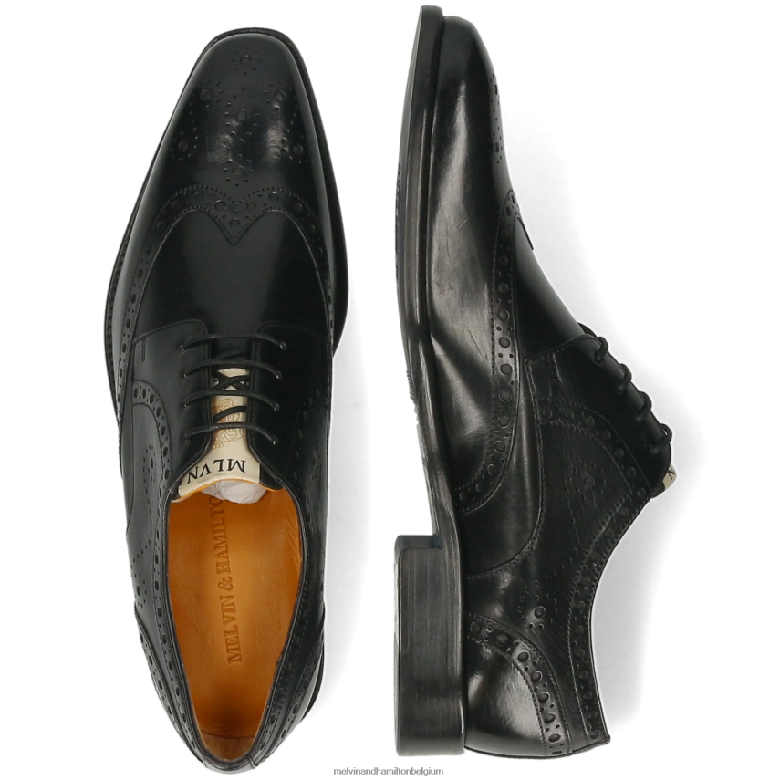 Melvin & Hamilton Derby-schoenen zwart Heren Dylan 2 V488DN437