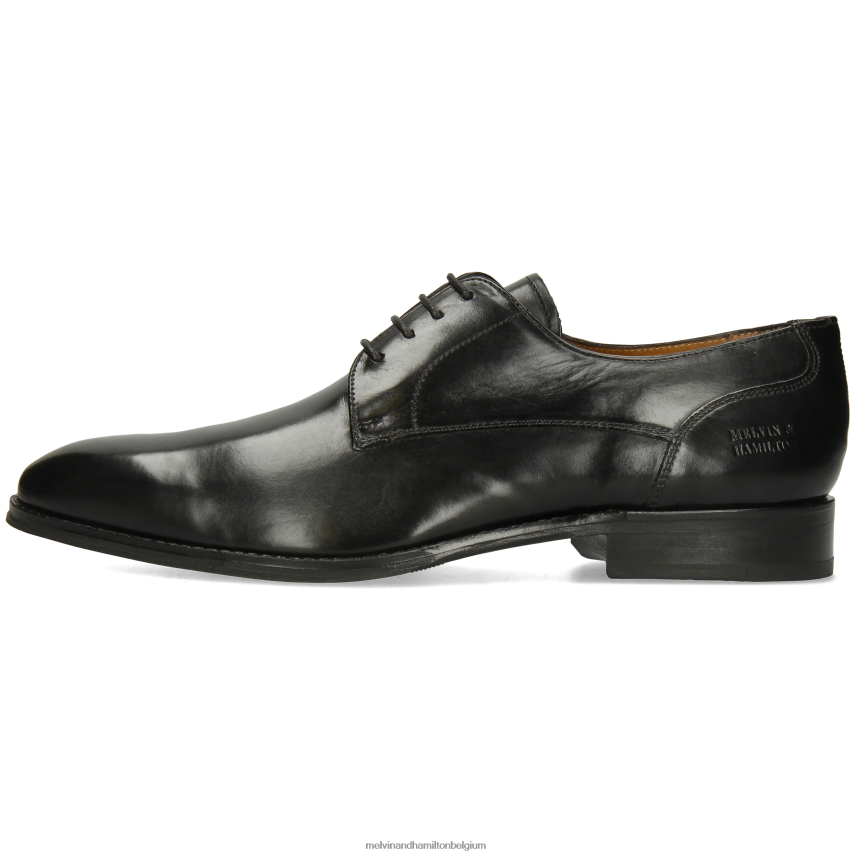 Melvin & Hamilton Derby-schoenen zwart Heren Kane 2 V488DN361