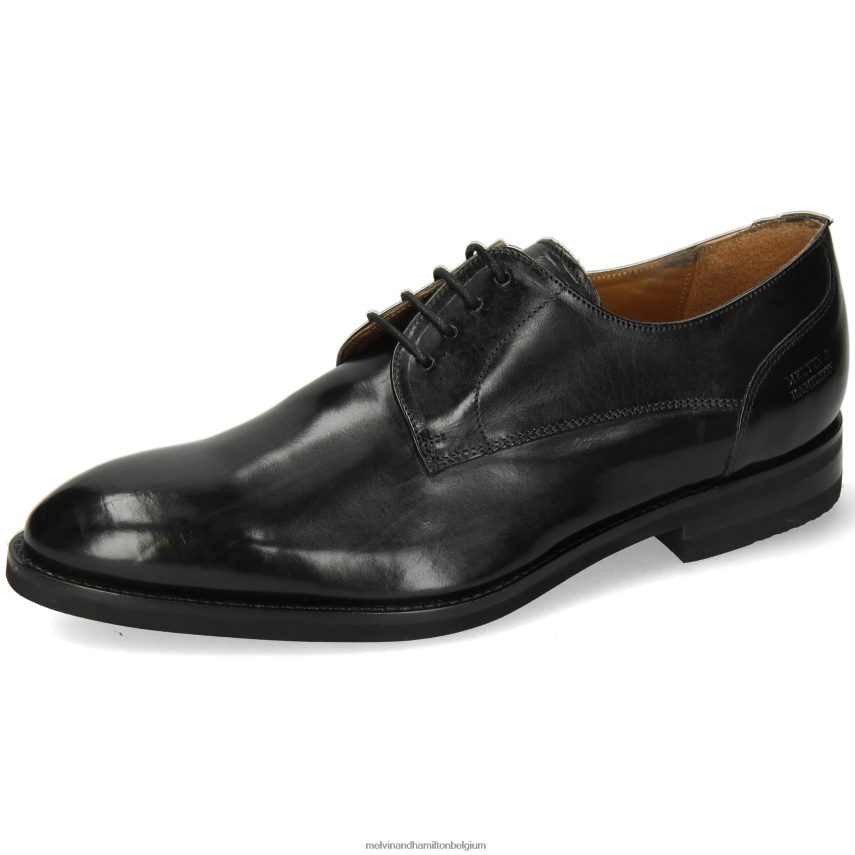 Melvin & Hamilton Derby-schoenen zwart Heren Kane 2 V488DN423