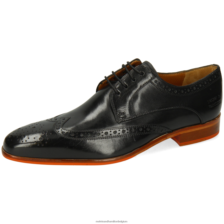 Melvin & Hamilton Derby-schoenen zwart Heren Lewis 3 V488DN471
