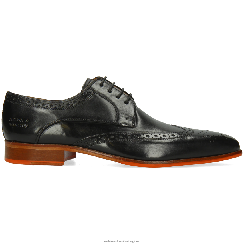 Melvin & Hamilton Derby-schoenen zwart Heren Lewis 3 V488DN471