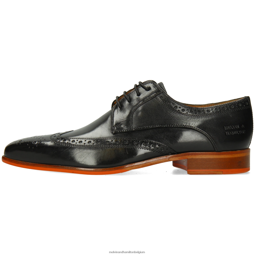 Melvin & Hamilton Derby-schoenen zwart Heren Lewis 3 V488DN471