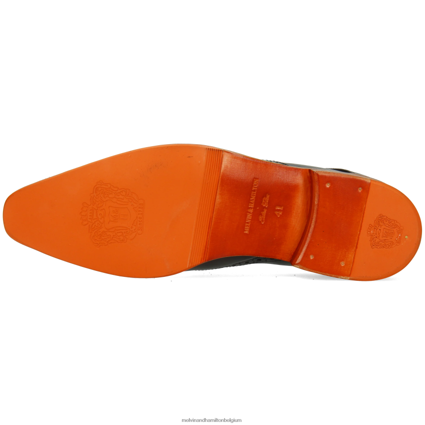 Melvin & Hamilton Derby-schoenen zwart Heren Lewis 3 V488DN471