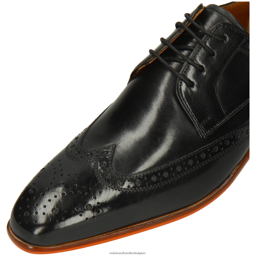 Melvin & Hamilton Derby-schoenen zwart Heren Lewis 3 V488DN471