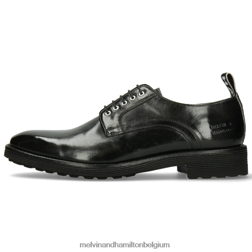 Melvin & Hamilton Derby-schoenen zwart Heren draaikolk 54 V488DN518