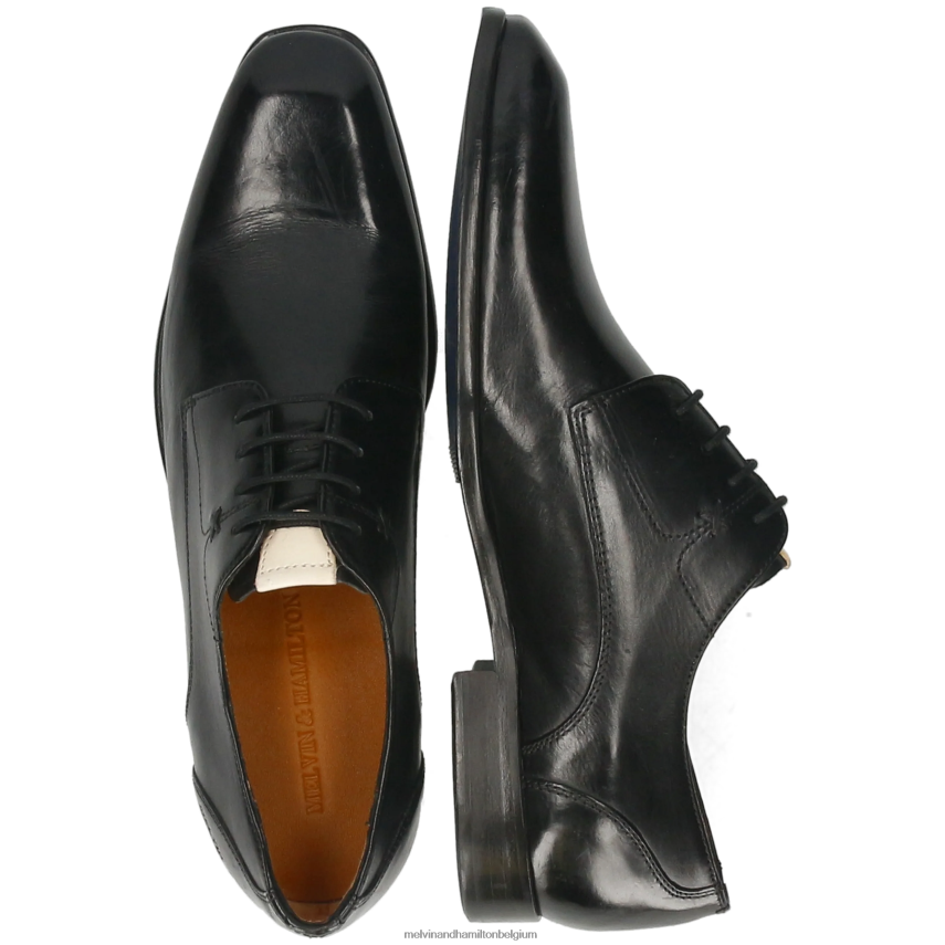 Melvin & Hamilton Derby-schoenen zwart Heren elyas 4 V488DN387