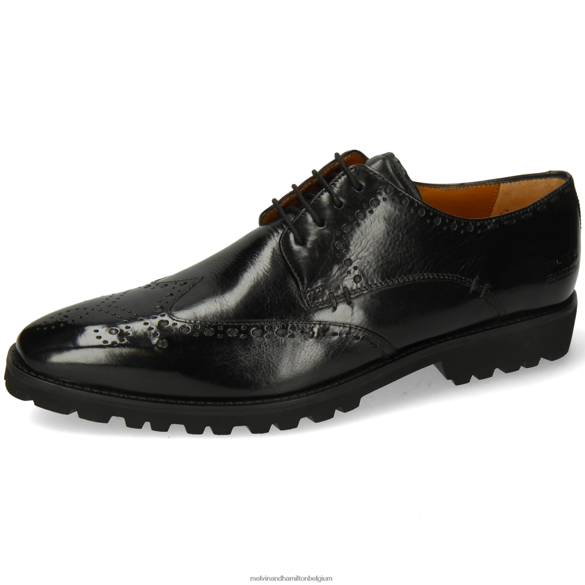 Melvin & Hamilton Derby-schoenen zwart Heren emiel 10 V488DN383