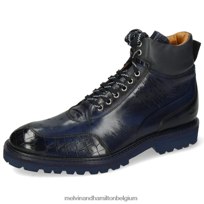 Melvin & Hamilton enkel laarzen blauw Heren Trevor 28 V488DN136