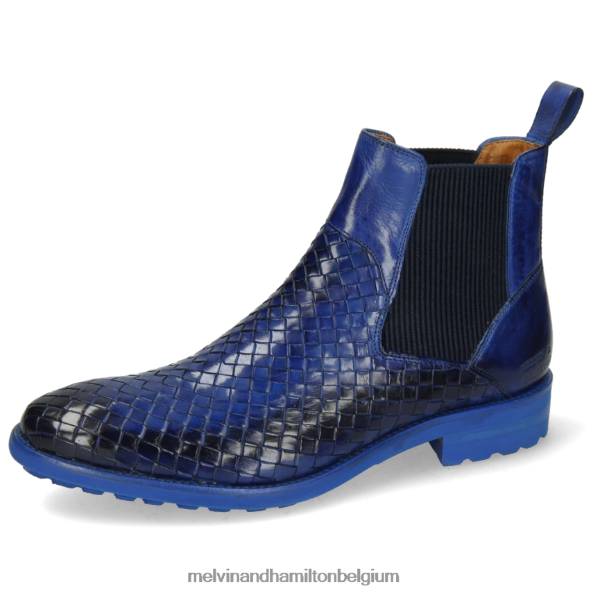 Melvin & Hamilton enkel laarzen blauw Heren brad 9 V488DN128
