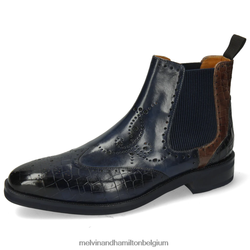 Melvin & Hamilton enkel laarzen blauw Heren jef 35 V488DN137