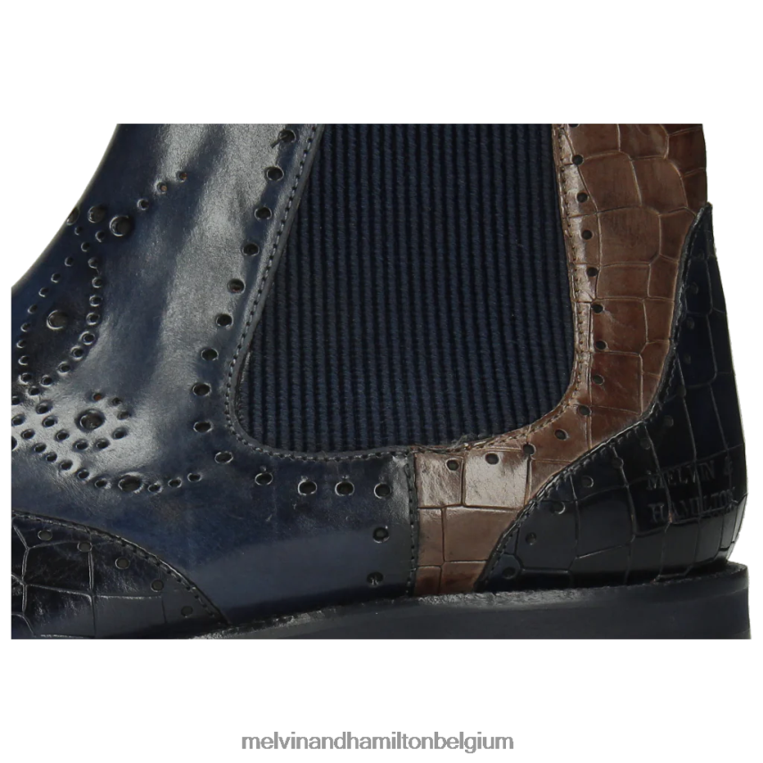 Melvin & Hamilton enkel laarzen blauw Heren jef 35 V488DN137