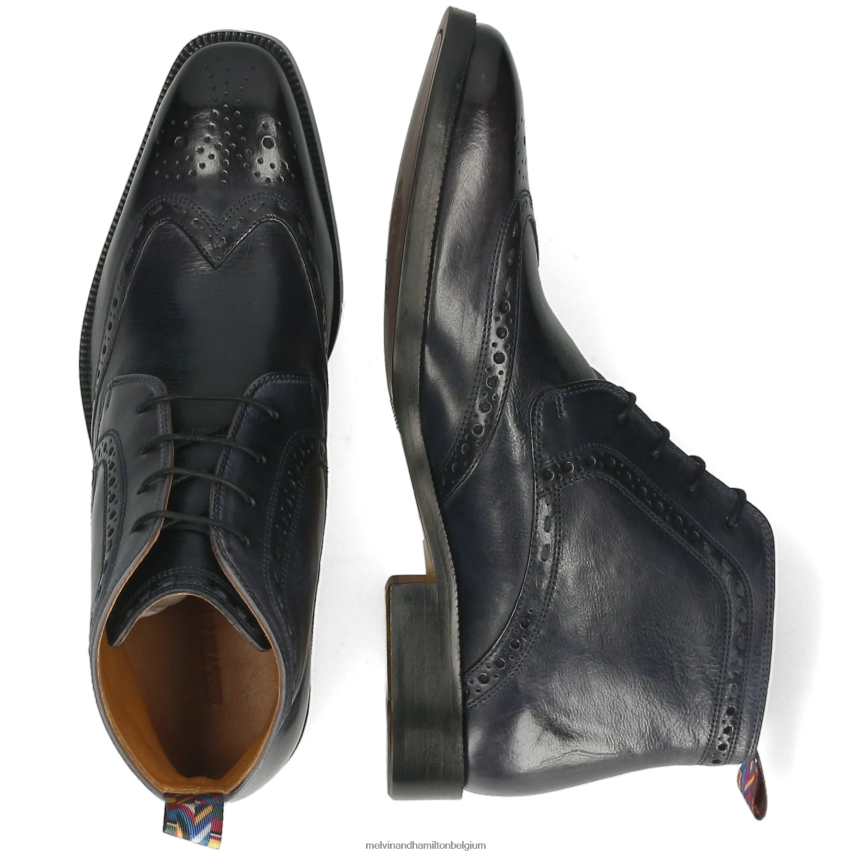 Melvin & Hamilton enkel laarzen blauw Heren jef 7 V488DN109
