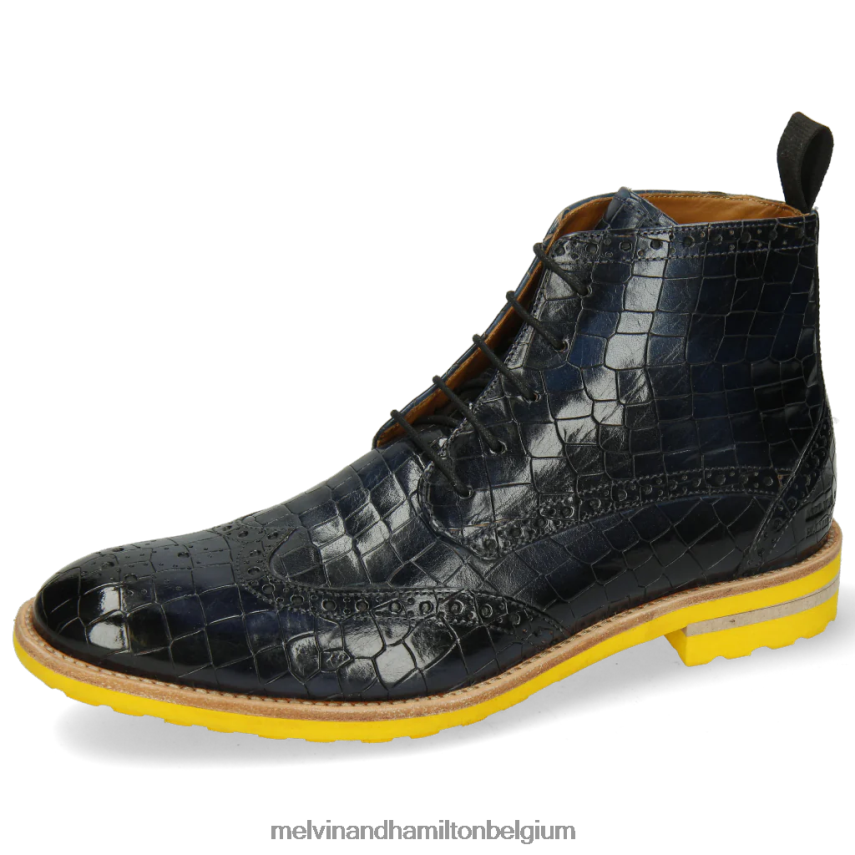 Melvin & Hamilton enkel laarzen blauw Heren wervel 10 V488DN148