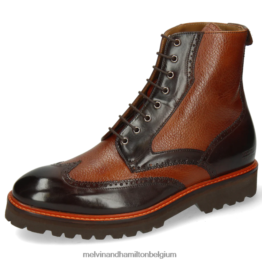 Melvin & Hamilton enkel laarzen bruin Heren Mattheus 43 V488DN118