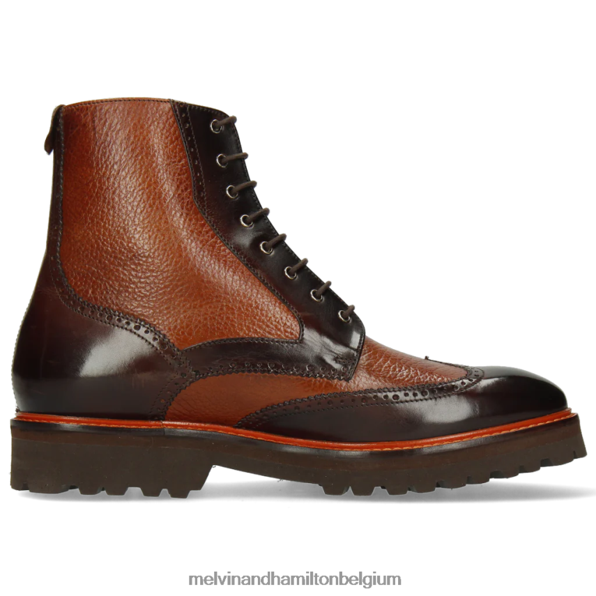 Melvin & Hamilton enkel laarzen bruin Heren Mattheus 43 V488DN118