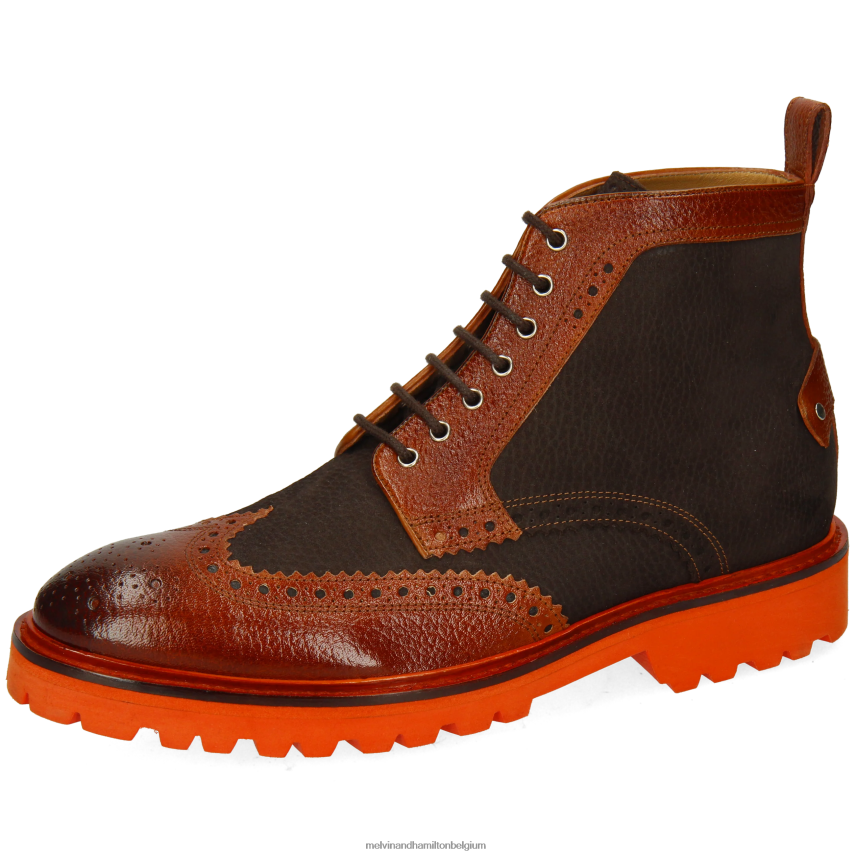 Melvin & Hamilton enkel laarzen bruin Heren Mattheus 48 V488DN97