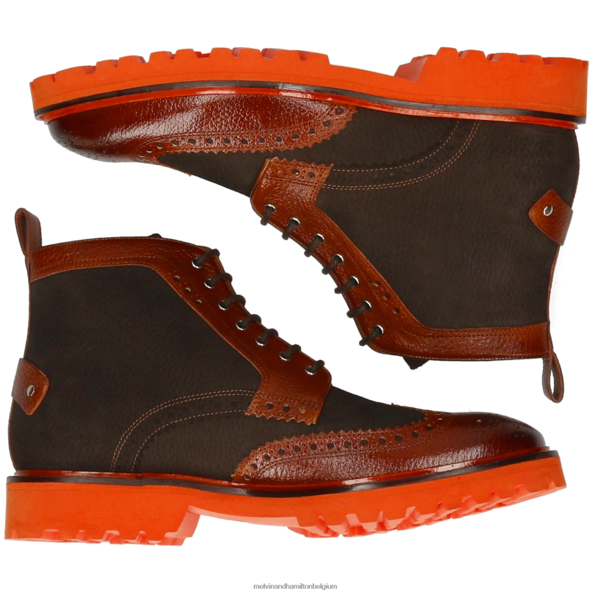 Melvin & Hamilton enkel laarzen bruin Heren Mattheus 48 V488DN97