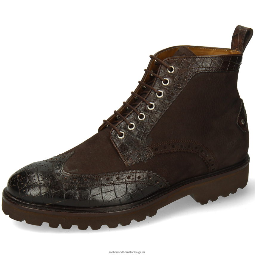 Melvin & Hamilton enkel laarzen bruin Heren Mattheus 48 V488DN98