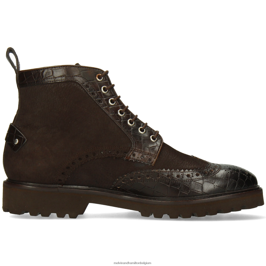 Melvin & Hamilton enkel laarzen bruin Heren Mattheus 48 V488DN98