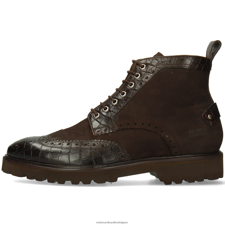 Melvin & Hamilton enkel laarzen bruin Heren Mattheus 48 V488DN98