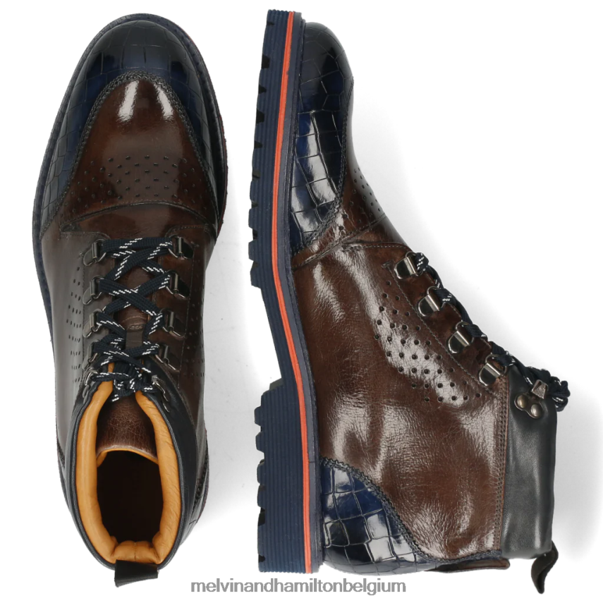 Melvin & Hamilton enkel laarzen bruin Heren Trevor 5 V488DN131