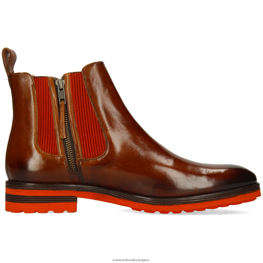 Melvin & Hamilton enkel laarzen bruin Heren draaikolk 25 V488DN102