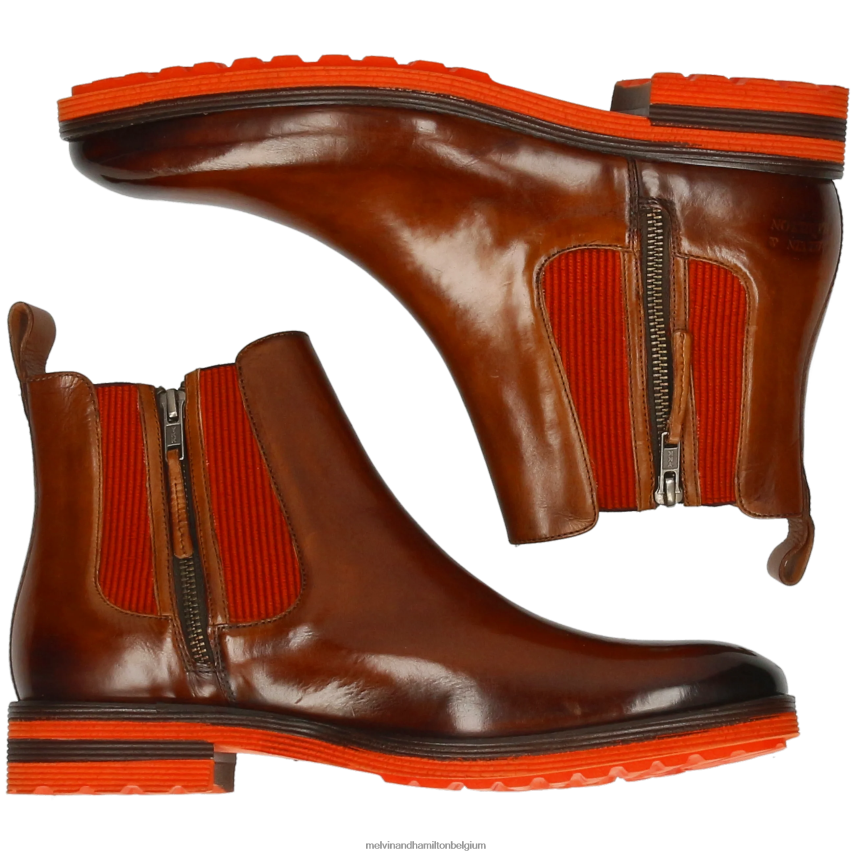 Melvin & Hamilton enkel laarzen bruin Heren draaikolk 25 V488DN102