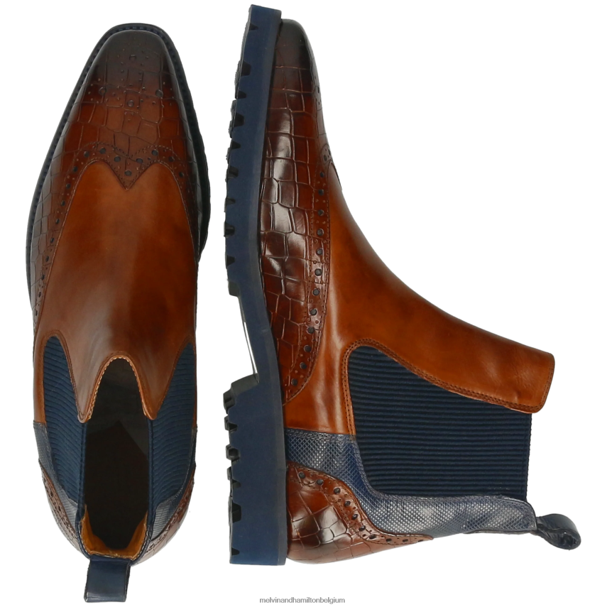 Melvin & Hamilton enkel laarzen bruin Heren emiel 9 V488DN32