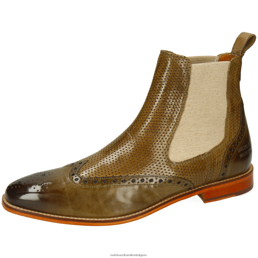 Melvin & Hamilton enkel laarzen khaki Heren Alex 9 V488DN48