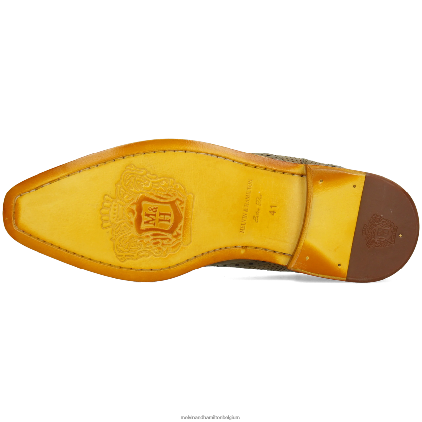 Melvin & Hamilton enkel laarzen khaki Heren Alex 9 V488DN48