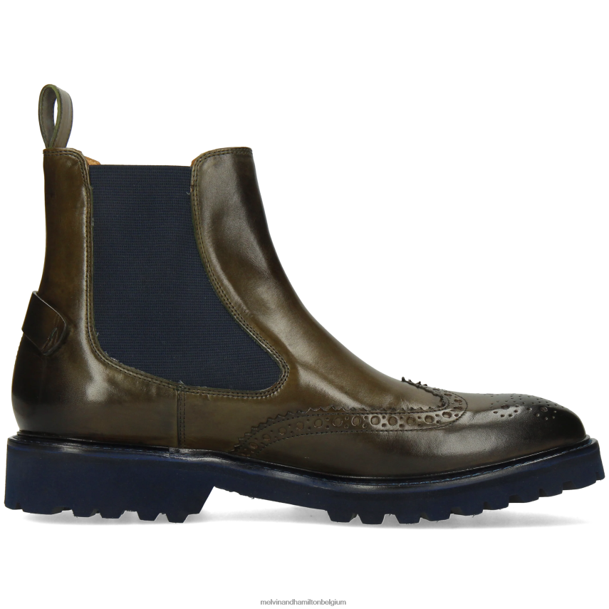 Melvin & Hamilton enkel laarzen khaki Heren Mattheus 49 V488DN82