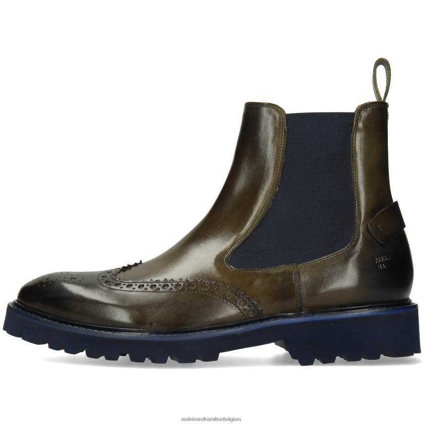 Melvin & Hamilton enkel laarzen khaki Heren Mattheus 49 V488DN82