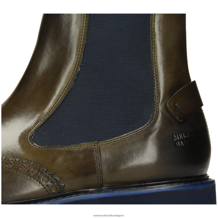 Melvin & Hamilton enkel laarzen khaki Heren Mattheus 49 V488DN82