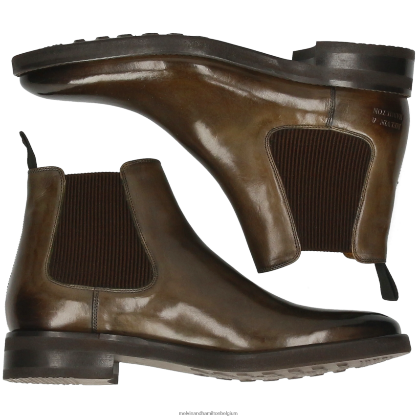 Melvin & Hamilton enkel laarzen khaki Heren clint 7 V488DN59
