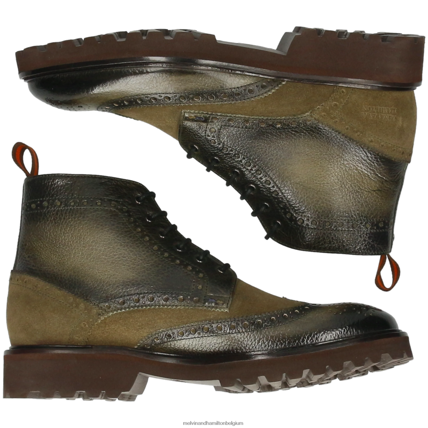 Melvin & Hamilton enkel laarzen khaki Heren mattheus 7 V488DN75