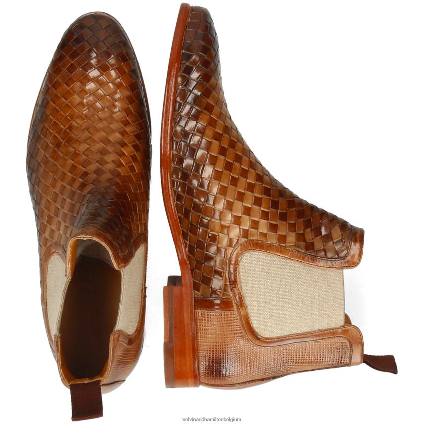 Melvin & Hamilton enkel laarzen lichtbruin Heren brad 6 V488DN14