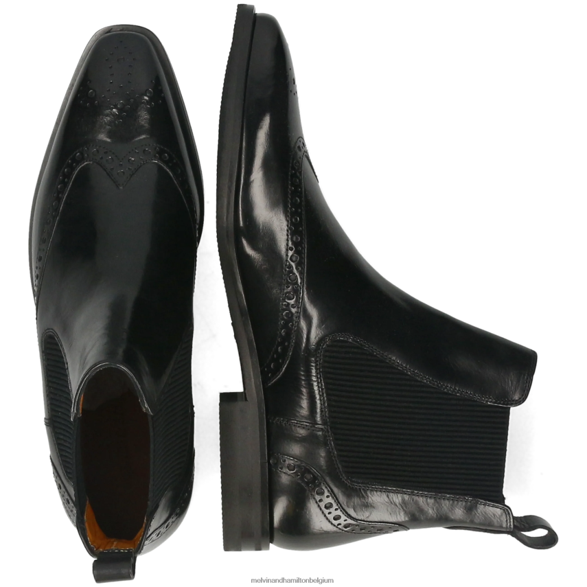 Melvin & Hamilton enkel laarzen zwart Heren Alex 9 V488DN74
