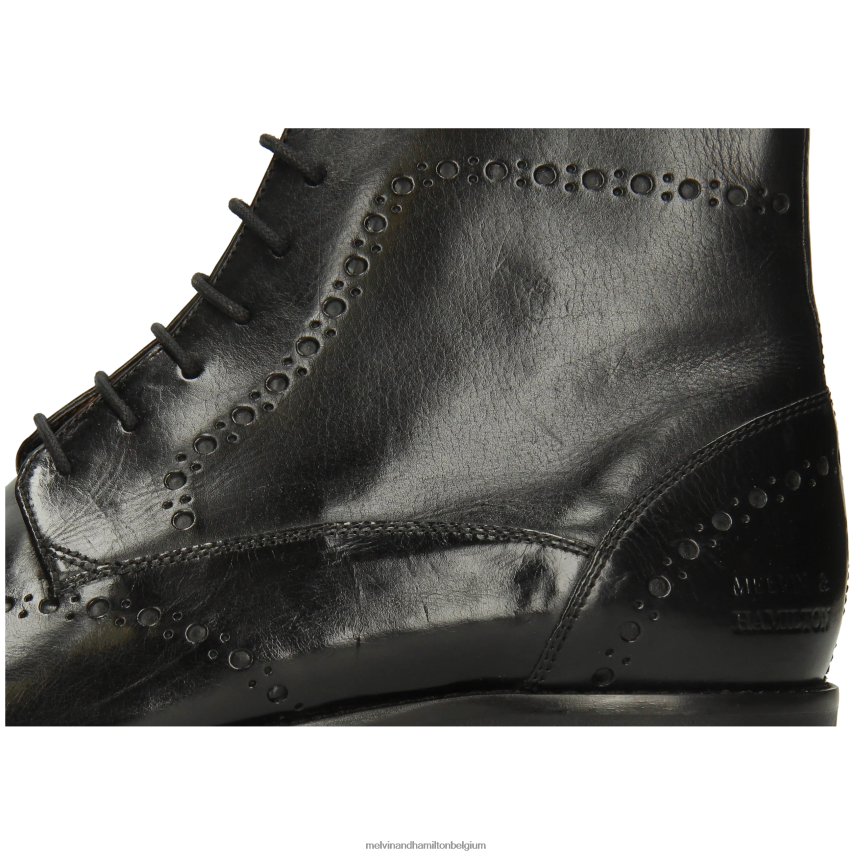 Melvin & Hamilton enkel laarzen zwart Heren Bobby 9 V488DN26