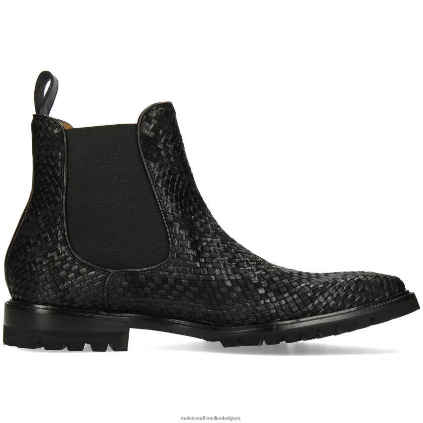 Melvin & Hamilton enkel laarzen zwart Heren Carlo 5 V488DN122