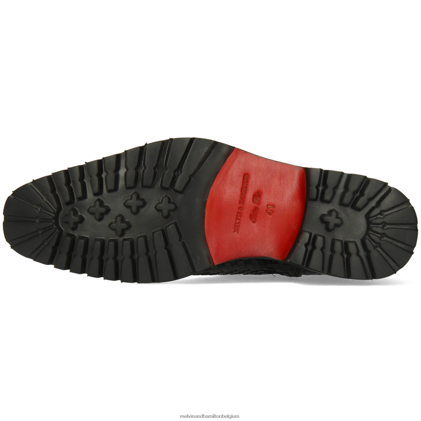 Melvin & Hamilton enkel laarzen zwart Heren Carlo 5 V488DN122